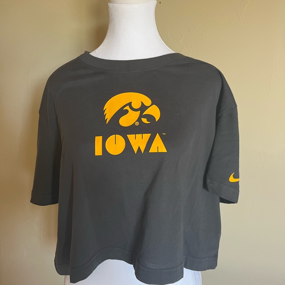 University of Iowa Nike Crop Top